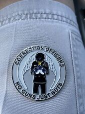 TDCJ No Guns Just Guts Challenge Coin picture