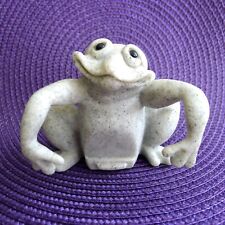 Rare Quarry Critters Frog Pot Hanger Plant Figurine Ornament Second Nature 45350 picture