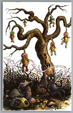 Matthew Kirscht Halloween Postcard The Tree 2017 7/18 Limited Run picture