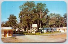 Holly Hill-Daytona Beach~Art Deco Tropical Court Motel Office~Kuykendall 1950s picture