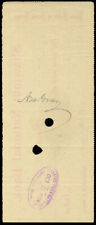 ASA GRAY - CHECK ENDORSED 10/24/1884 picture