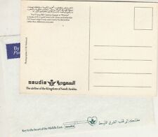SAUDI ARABIA Modern Advertising Cover & Postcard SAUDIA AIRWAYS 1990s picture