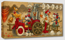 Disney Fine Art Treasures on Canvas Mickey's Fire Brigade- Tim Rogerson picture