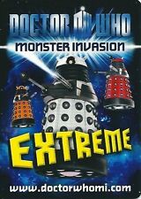 DOCTOR WHO MONSTER INVASION EXTREME BASE / BASIC CARDS   CHOOSE picture