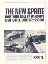 1964 Austin-Healey Sprite Original Advertisement Print Art Car Ad YEL12 picture