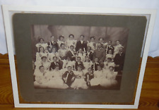 Antique 1899 Class Photograph Warren School Everett PA or MA picture