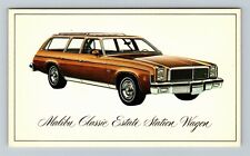 Chevrolet Malibu Classic Estate Station Wagon, Automobile, Vintage Postcard picture