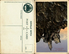 Dixville Notch NH Martha Washington profile Balsams rocks unused old postcard picture