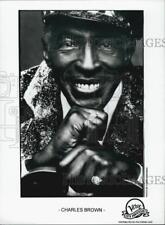 Press Photo Jazz Entertainer Charles Brown/ picture