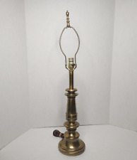 Vintage Stiffel Brass Table Lamp Mid Century Modern Portable UL V856 WORKING 18