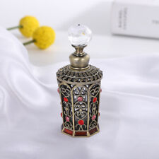 12ml Vintage Glass Crystal Empty Perfume Bottles Essential Oil Container Decor picture