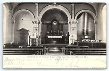 1908 SELLERSVILLE PA ST MICHAEL'S LUTHERAN CHURCH UNDIVIDED POSTCARD P4174 picture