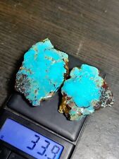 Bisbee Turquoise 33.9g Old Stock High Grade Rare Arizona Gem Lapidary Rough picture