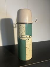 Vintage Pint Size 1950’s King Seeley Holiday Thermos Made in USA picture