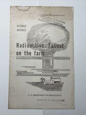 1958 Defense Against Radioactive Fallout On The Farm U.S.D.A. Harley Staggers WV picture