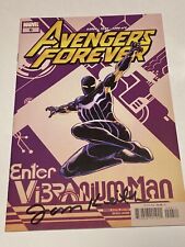 Avengers Forever #6 2022 - KEY: 1st app Vibranium Man -signed by Jason Keith picture
