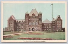 Postcard Parliament Buildings, Toronto, Canada Vintage picture