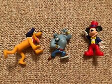 Lot Of 3 Vintage Disney Figurines Cake Toppers Genie Pluto Mickey picture