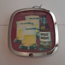 Lucky Draft  Beer Lighted Sign  Vintage Draft Light Motion Parts picture