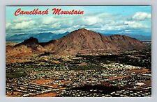 Phoenix AZ-Arizona, Camelback Mountain, Antique Vintage c1968 Postcard picture