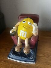Vintage 1999 Yellow Peanut M&M Candy Lazy Boy Recliner Dispenser Toy Mars Inc. picture