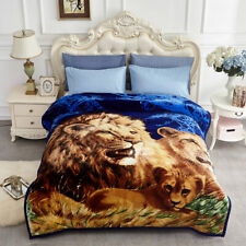 2 Ply Animal Thick Heavy Blanket Winter Warm Soft Korean Mink Blanket Queen King picture