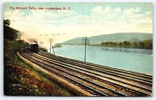 NY Amsterdam, Mohawk Valley, Steam Train, Railroad, DB Posted 1912 picture