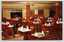 c1950s~Ashtabula Ohio OH~The Swallows Restaurant~Dining Room~Vintage Postcard picture