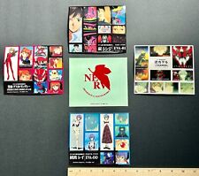 FS: Lot of 40 Stickers EVANGELION NERV Asuka Rei Shinji Kaworu EVAs 5 Sheets picture