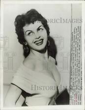 1954 Press Photo Actress Nadja Regin - hpp31993 picture