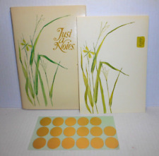 Vintage Current stationery notes CORN TASSELS Just a Notes 15 count picture