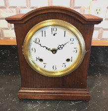 Antique Edwardian Mantle Clock Converted to Quartz Keeps good time No Chimes picture