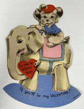 Vintage Valentines Card I'll Sure Be Riding High If You'll Be My Valentine U.S.A picture