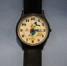 DISNEY VINTAGE DONALD DUCK WATCH by LORUS - WORKING - NEW BATTERY picture