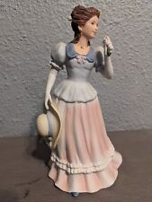 Vintage Homco Country Farmhouse Young Woman Lady Camille Porcelain Figure 1452 picture