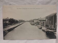 Postcard Erie Canal Looking East From Main Street Canastota NY picture