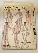 Vintage 1980’s Uncut McCall’s  #8216 Misses Uniform Sewing Pattern Sz  16-20 picture