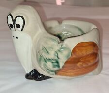 Vintage Ceramic Angry Pelican Figural Ashtray picture