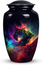 Colorfull Nebula - Cremation Urns Adult - Urns for Human Ashes Adult Male - 10In picture