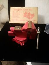 Fuller 3 1/2 Bench Vise NICE 1773 W box Hardware clamp Japan made Anvil Horn. picture