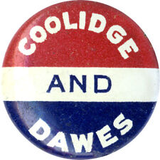 1924 Election Calvin COOLIDGE and Charles DAWES Logo Button (1458) picture