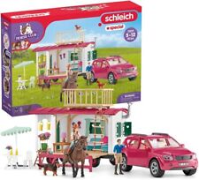 Schleich Horse Club Toys for Girl and Boy, Camping Trip Camper Playset 5 - 12 Yr picture