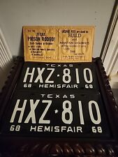 1968 Texas Hemisfair Plates picture