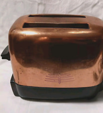 Vintage Universal Toastamagic Electric Copper Color Toaster #2856 Tested Works picture