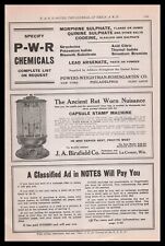 1912 J A Birsfield La Crosse Wisconsin Capsule Stamp Machine Drug Store Print Ad picture