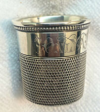 Vintage Just A Thimble Full Fine Sterling Silver Simmons Shot Glass picture