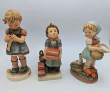 Vintage Goebel MJ Hummel Figurine Mixed Lot of 2 Builder 305 Stitch in time 255 picture