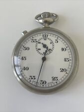 Stunning WWII Military Issue Stopwatch - Works Perfectly-Jewelled Swiss Movement picture