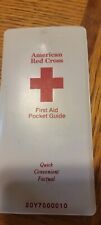 American Red Cross First Aid Pocket Guide Vintage. Very  versatile and strong.  picture