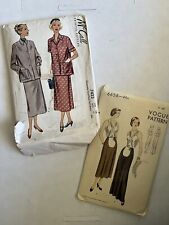 Vintage 1948 & 1951 Maternity Sewing Patterns - Vogue 6658 & McCall 7423 picture